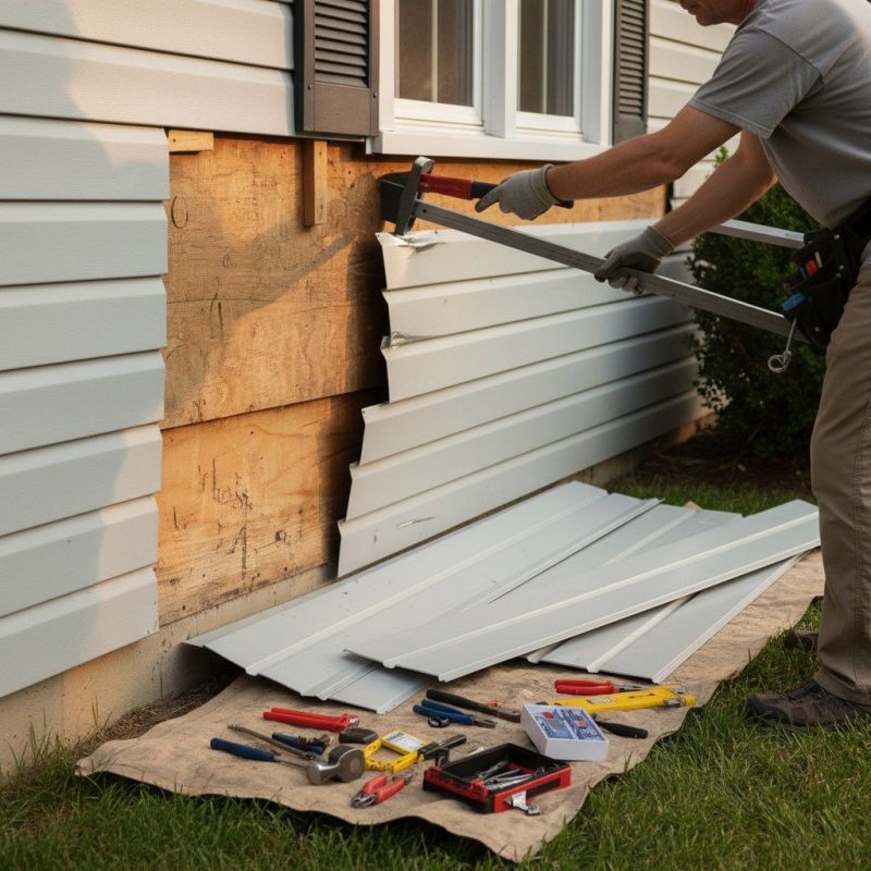 Local Aluminum Roof Repair pros at work